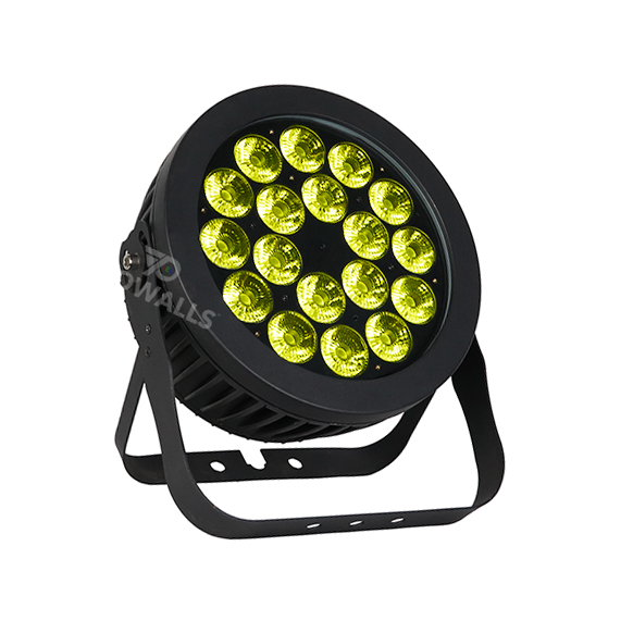 غسول حائط RGBWA-UV 18 مصباح LED لحفلات الزفاف