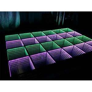 Infinite Disco Abyss RGB 3D 미러 댄스 플로어